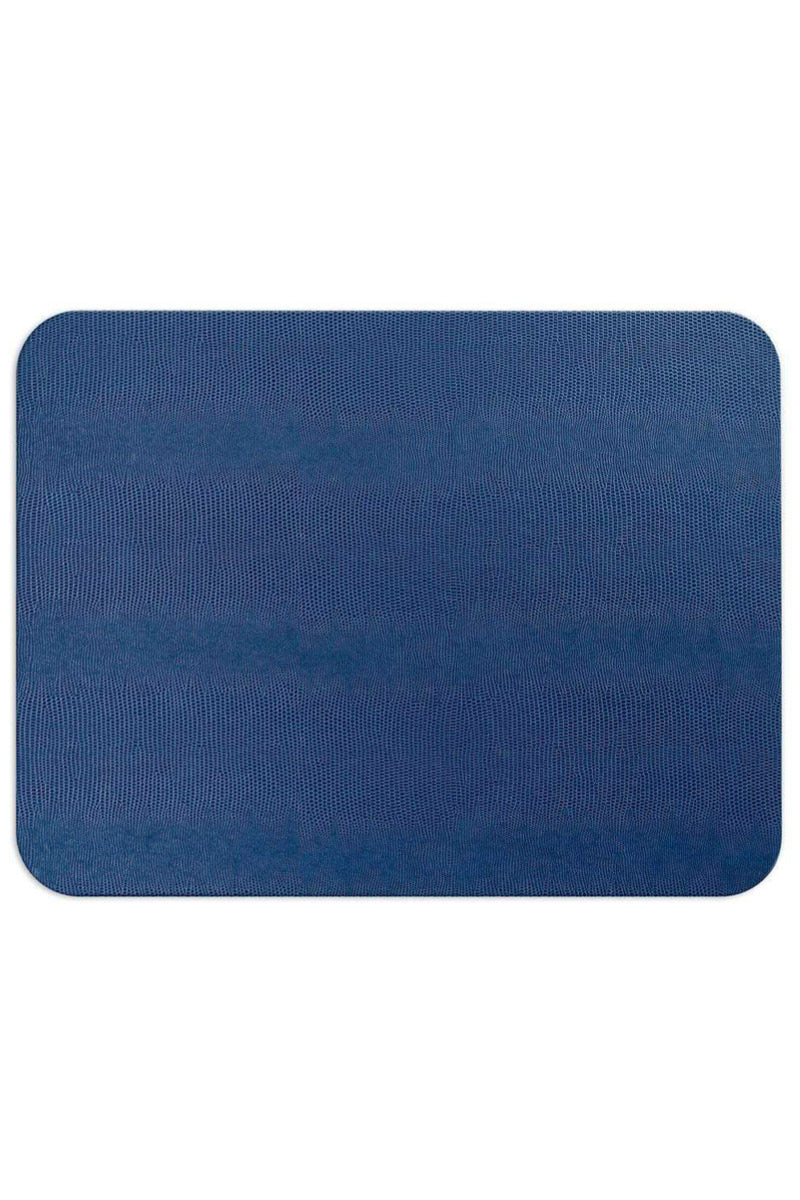 Caspari Lizard Navy Felt-Backed Placemat