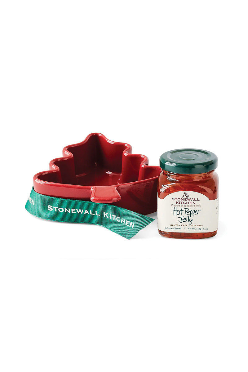 Stonewall Kitchen Hot Pepper Jelly Tree Ramekin