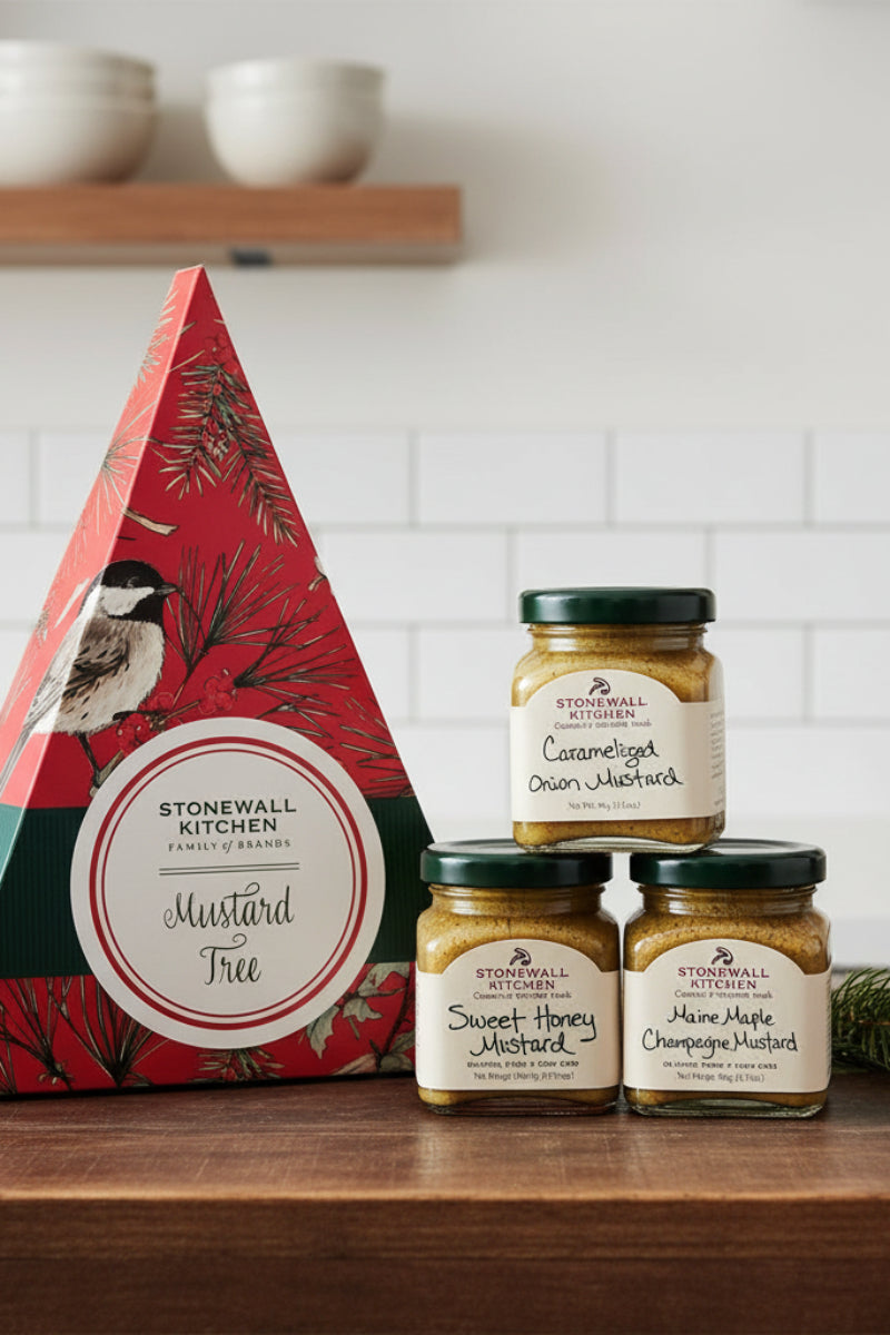 Stonewall Kitchen Holiday Mustard Tree 2025