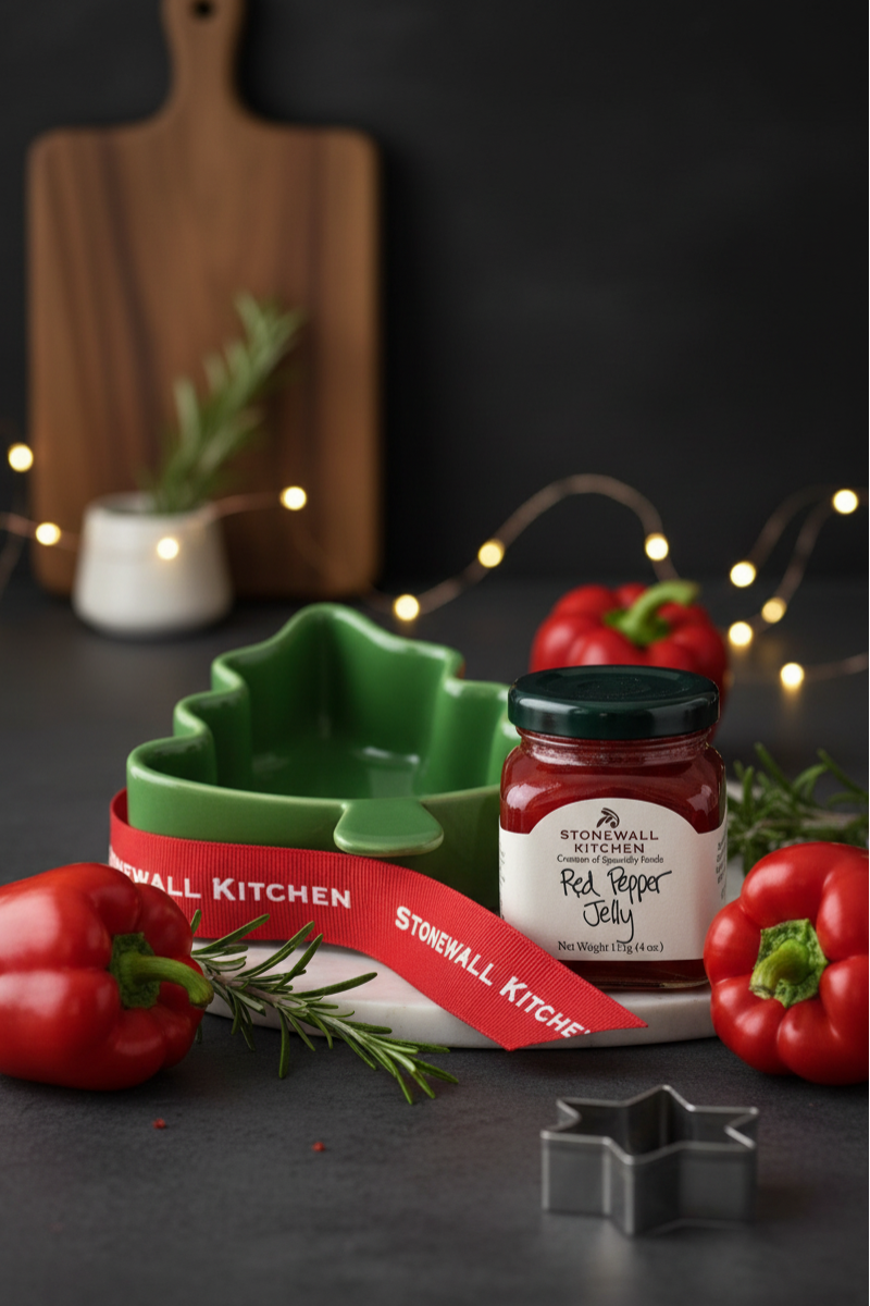 Stonewall Kitchen Red Pepper Jelly Tree Ramekin
