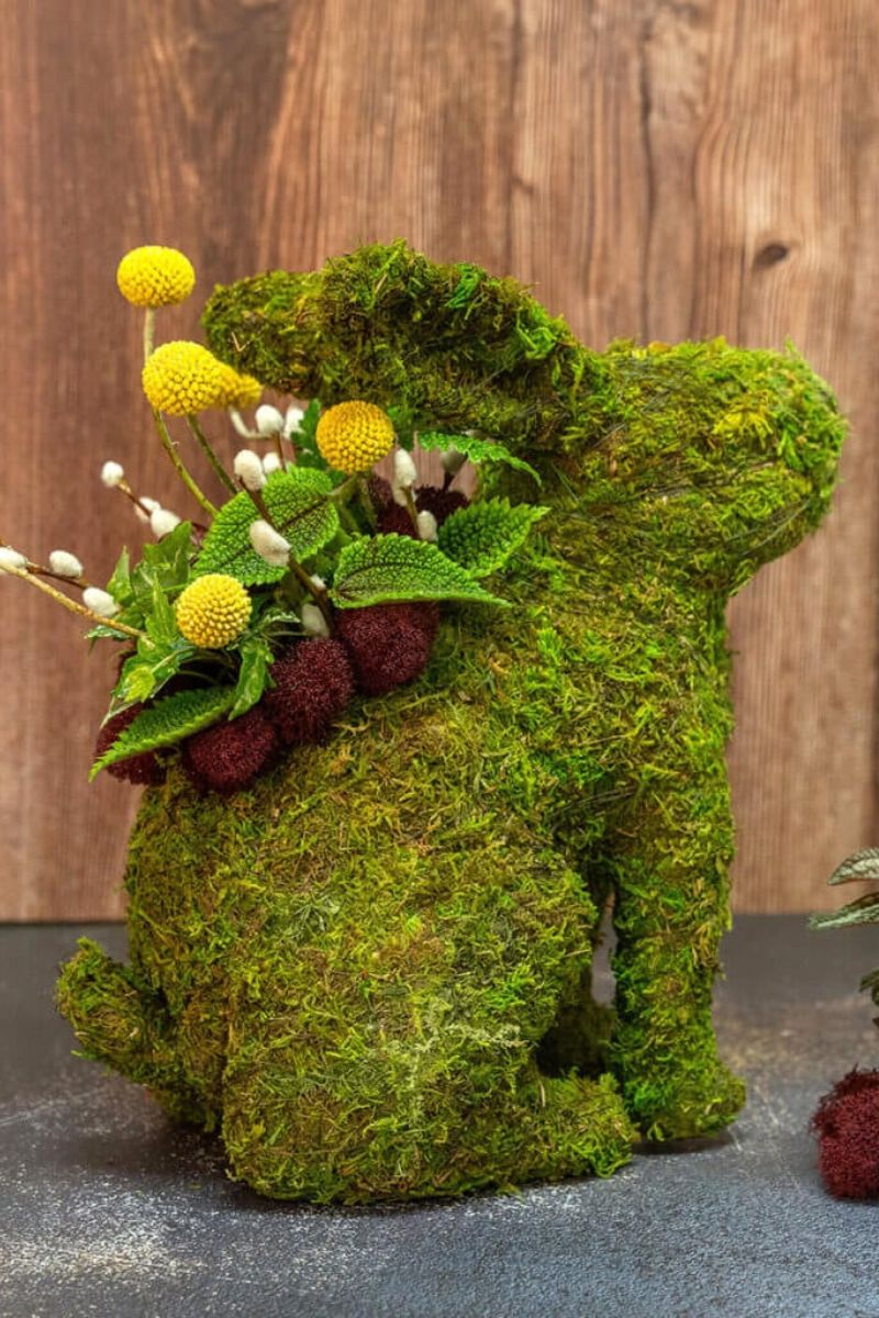 SuperMoss Preserved Deco Sitting Bunny