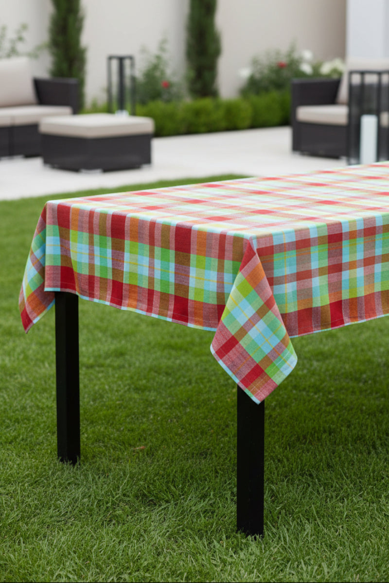 Fresh Pick Plaid Tablecloth