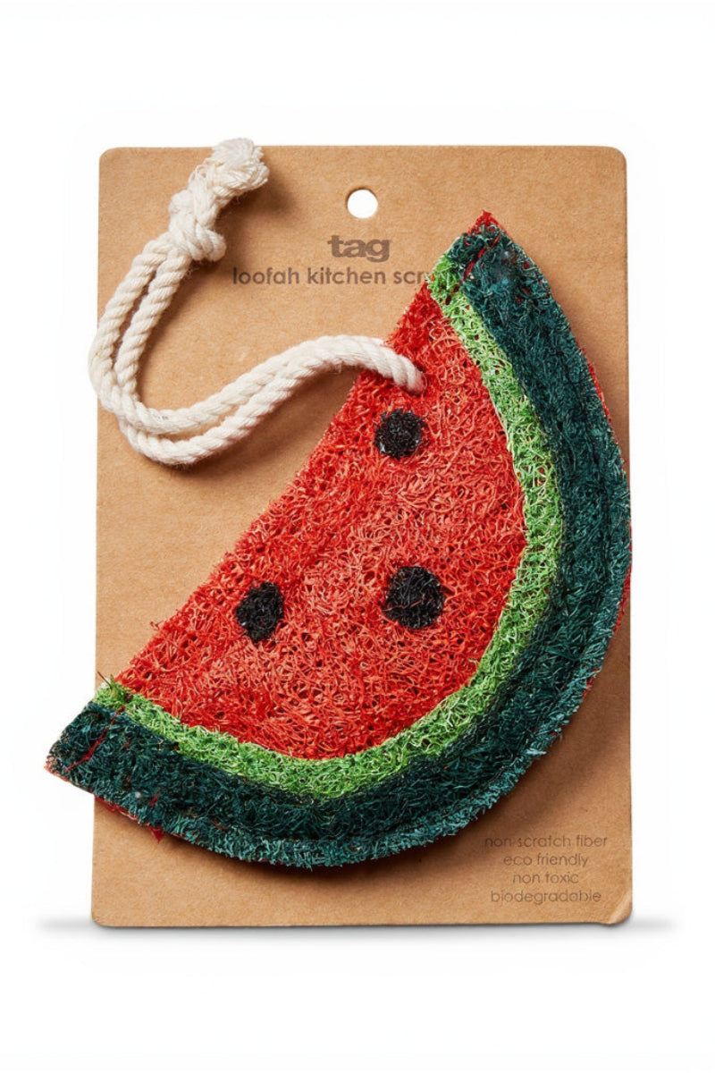 Watermelon Loofah Scrubber