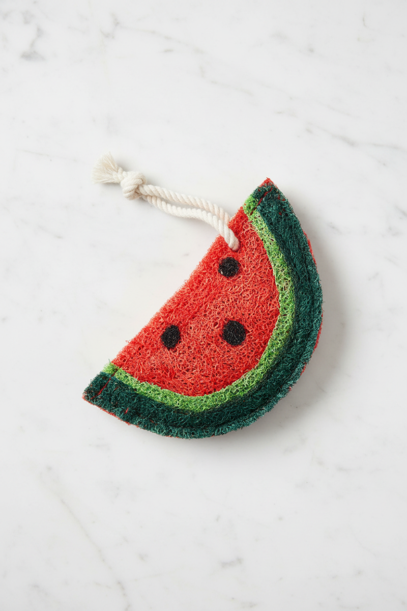 Watermelon Loofah Scrubber