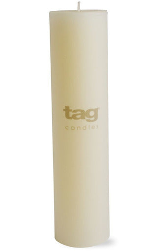 Tag Chapel Pillar Candle 2" x 8" Ivory