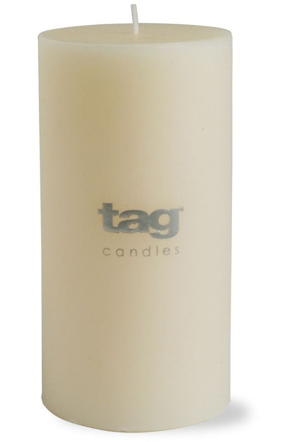 Tag Chapel Pillar Candle 3" x 6" Ivory