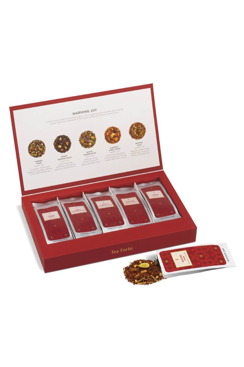 Tea Forte Warming Joy Single Steeps Sampler 15 Pouches