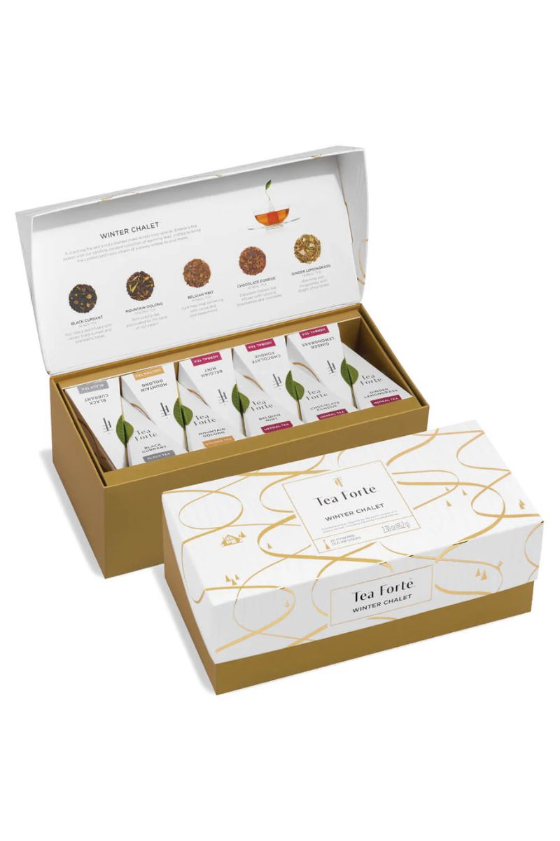 Tea Forte Winter Chalet Presentation Box 20 Infusers