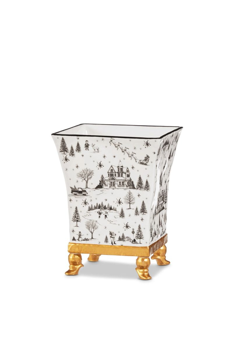 Through The Woods Cache Pot 7"