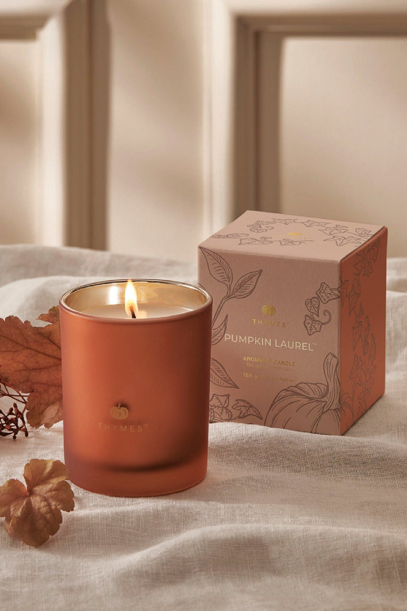 Thymes Pumpkin Laurel Candle 6.5 oz