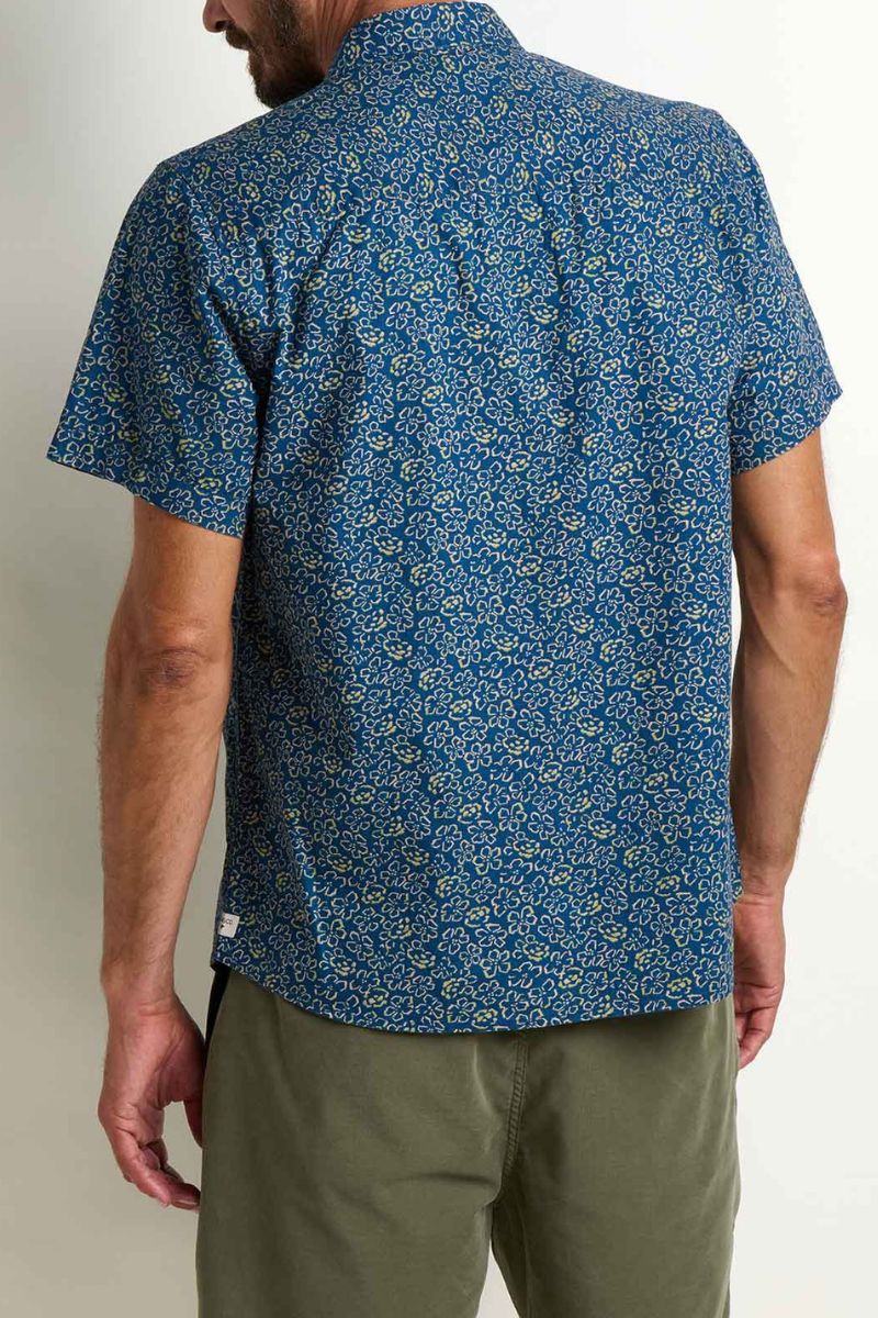 Toad & Co. Fletch Shirt L Canal Print