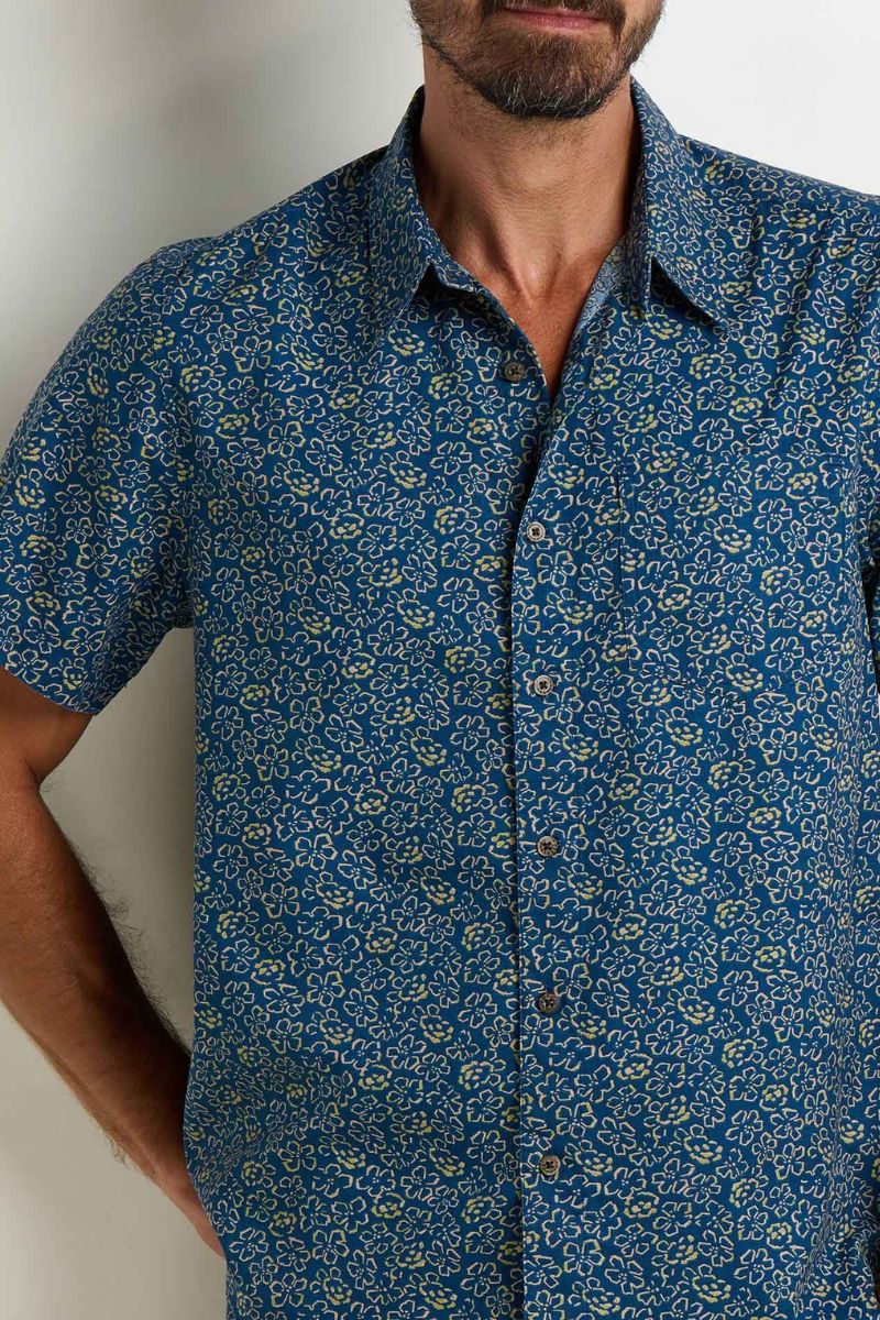 Toad & Co. Fletch Shirt XL Canal Print