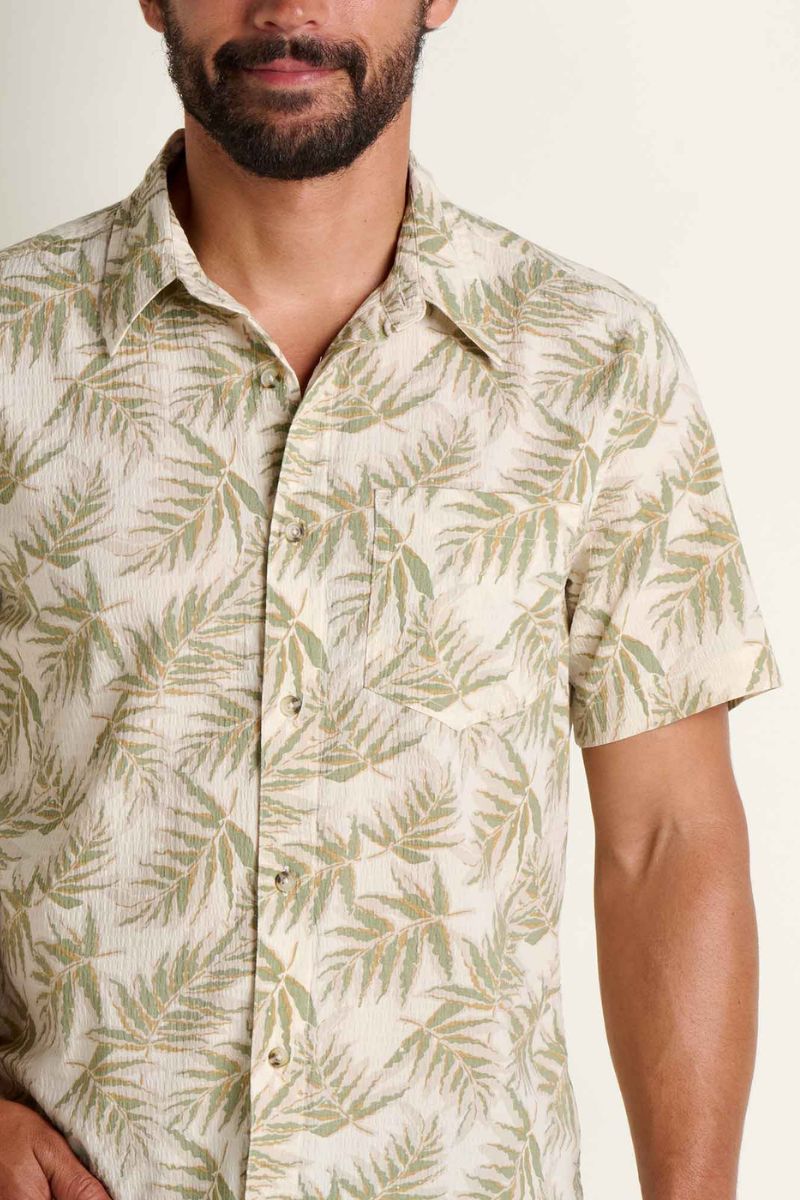 Toad & Co. Mens Fletcher Shirt M Salt Print
