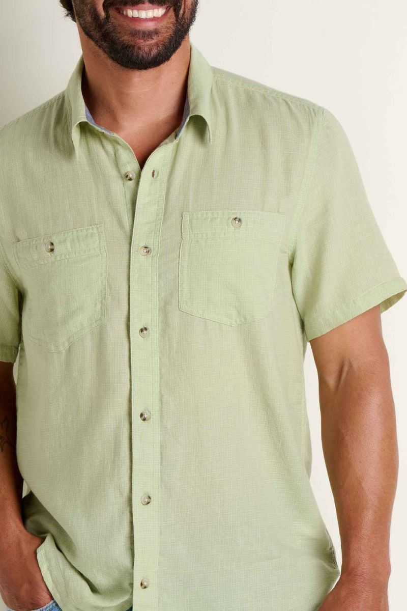 Toad & Co. Mens Honcho Shirt M Wintergreen