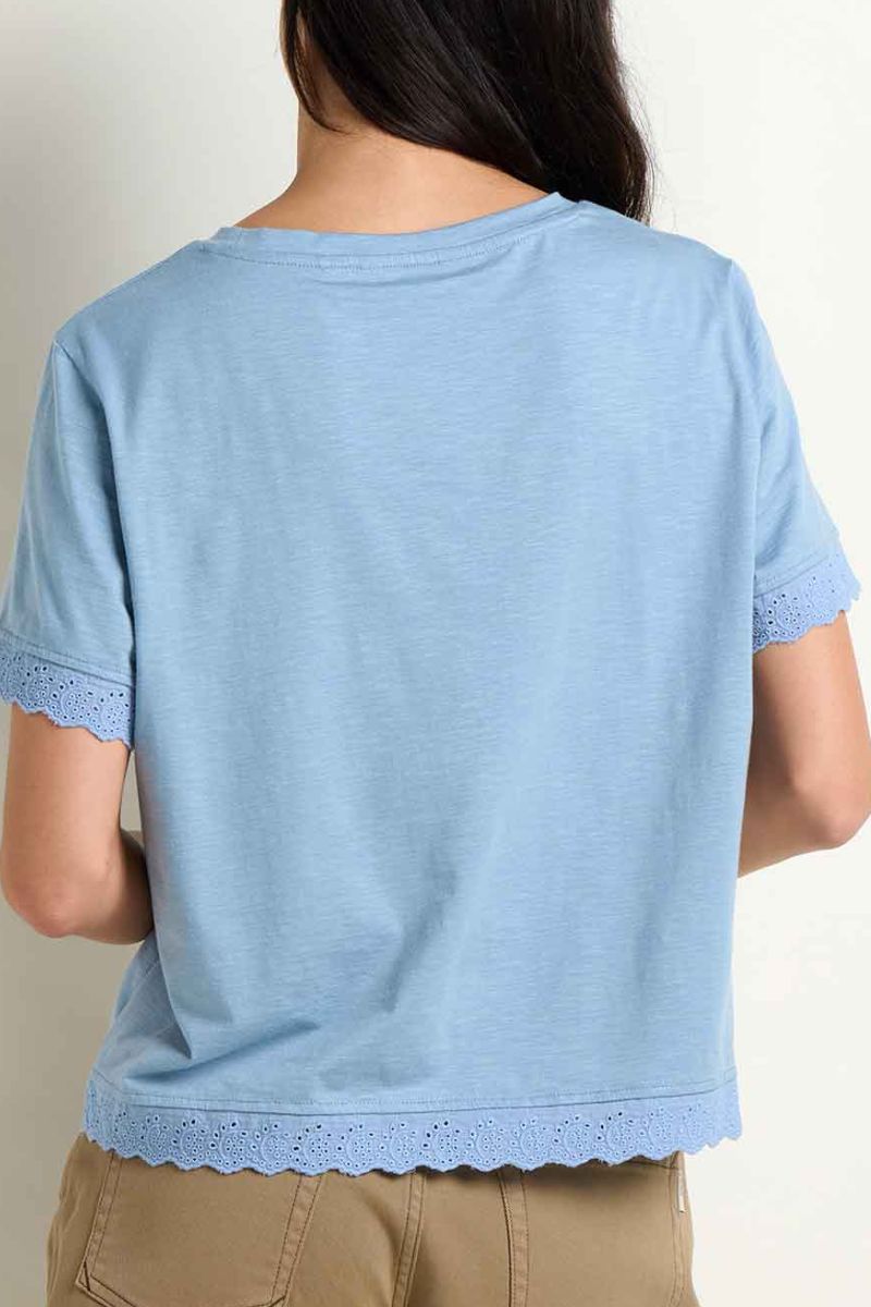 Toad & Co. Women's Clara Tee L Weathered Blue