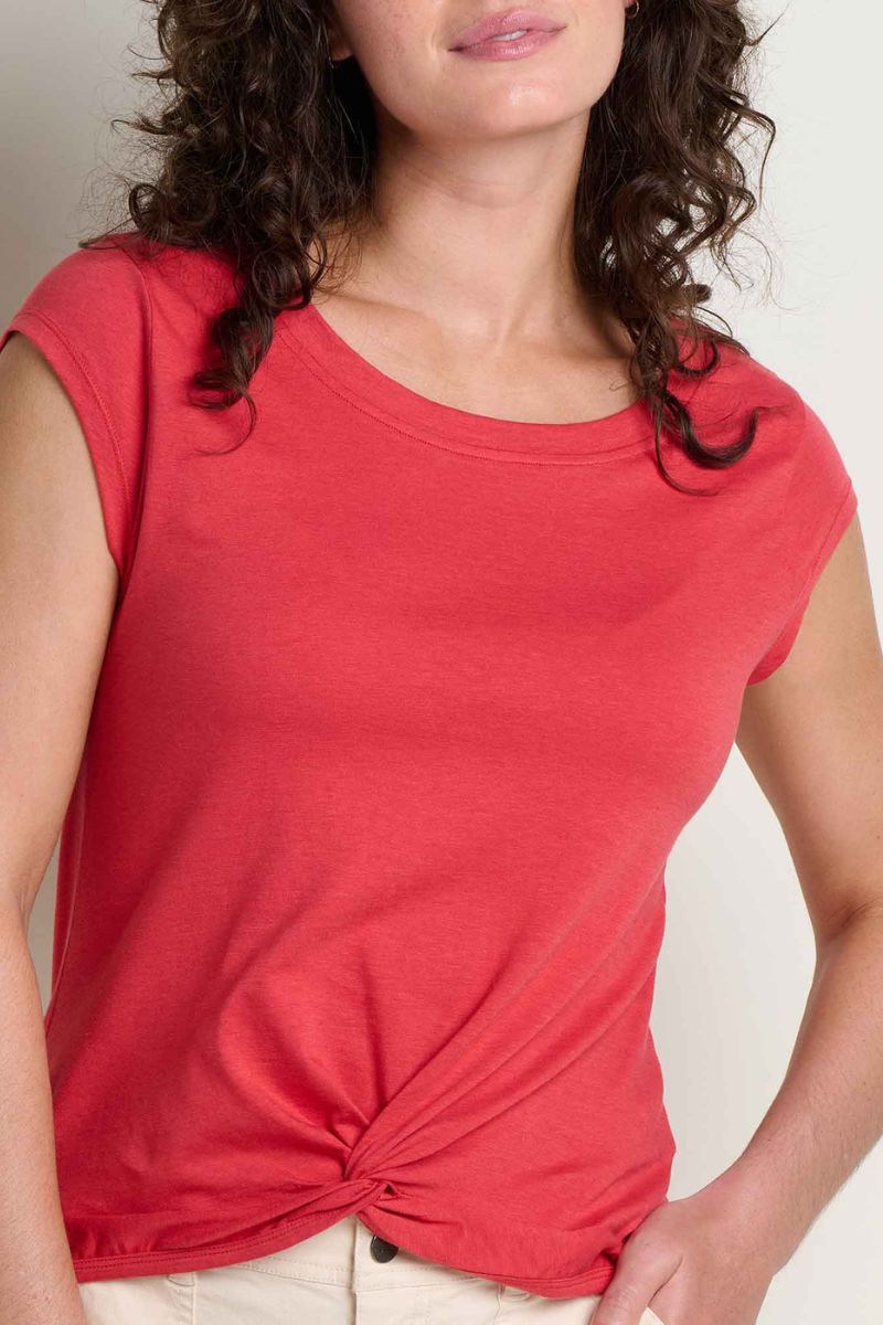 Toad & Co. Women's Anza Tee S Crabapple