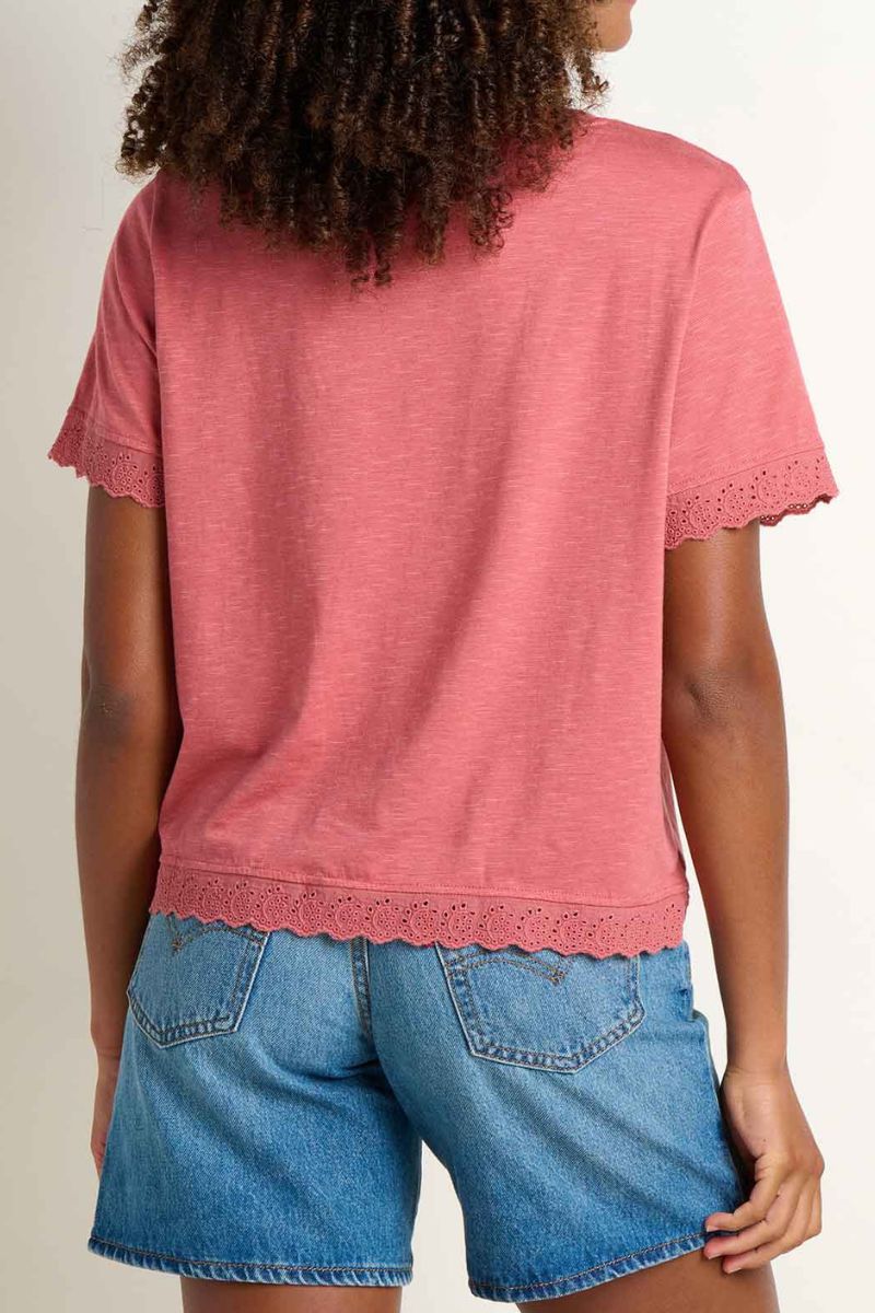 Toad & Co. Women's Clara Tee M Dusty Cedar