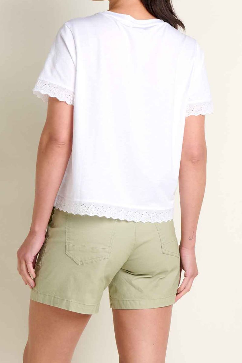 Toad & Co. Women's Clara Tee XS True White