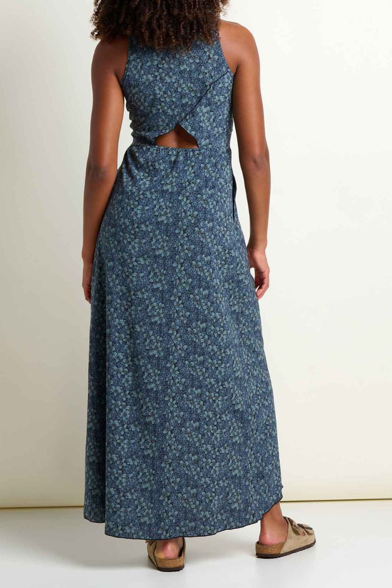 Toad & Co. Women's Sunkissed Maxi Dress M Ink Print