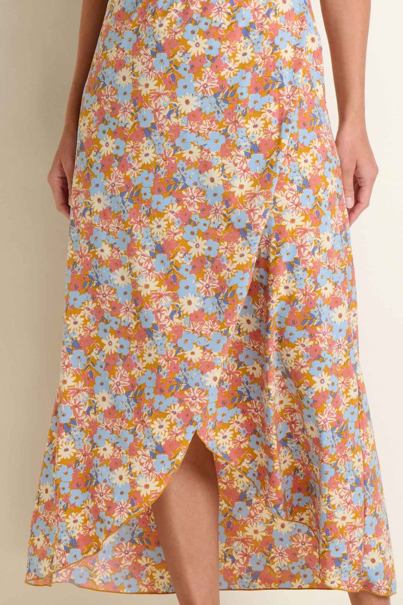 Toad & Co. Women's Sunkissed Maxi Dress L Sunset Print