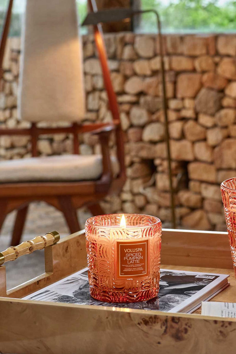 Voluspa Spiced Pumpkin Latte Classic Candle