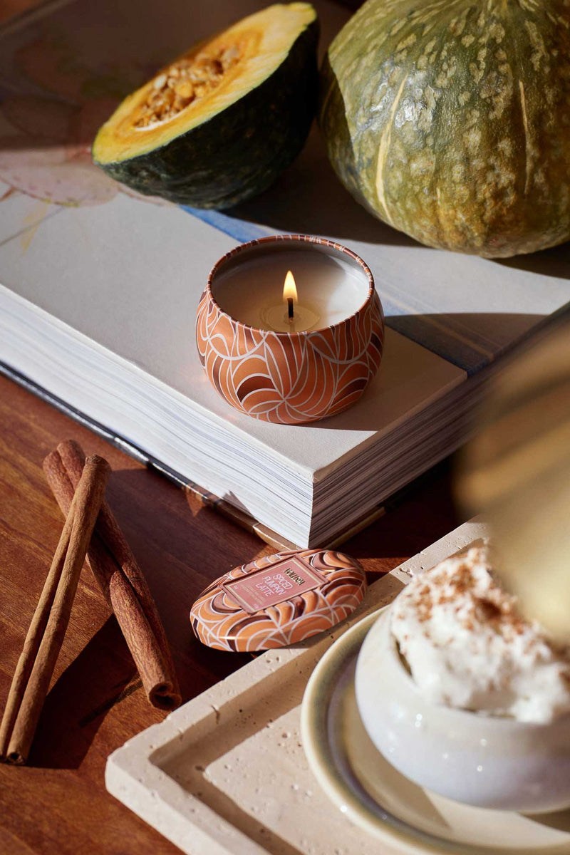 Voluspa Spiced Pumpkin Latte Mini Tin Candle