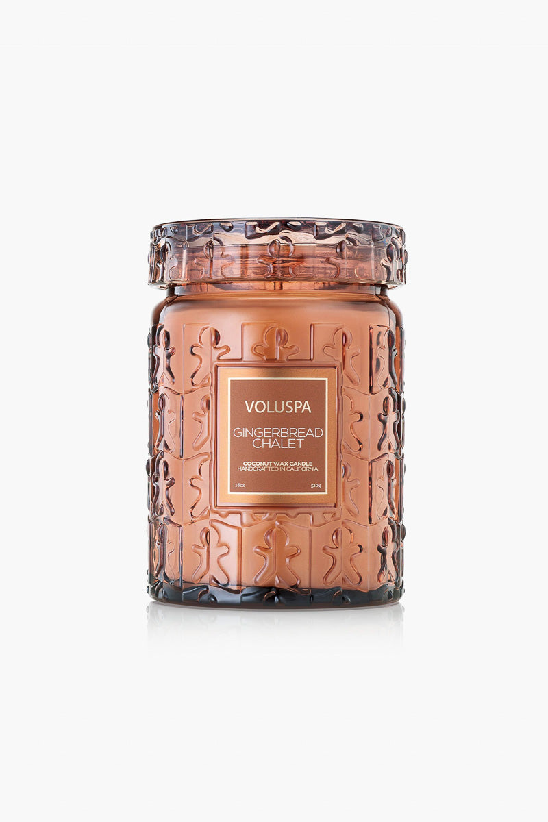 Voluspa Gingerbread Chalet Large Jar Candle