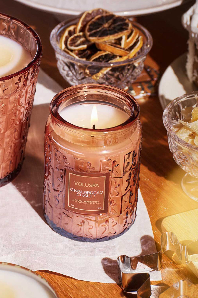 Voluspa Gingerbread Chalet Large Jar Candle