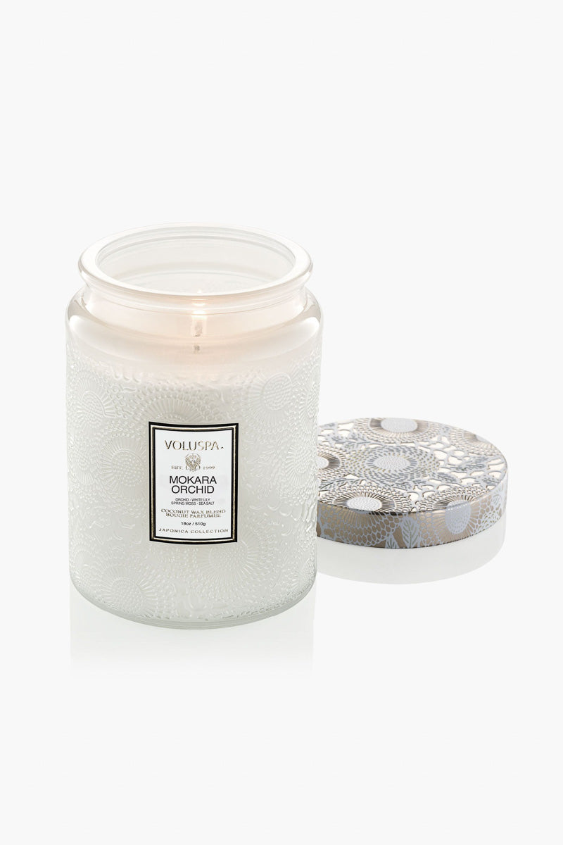 Voluspa Mokara Orchid Large Jar Candle