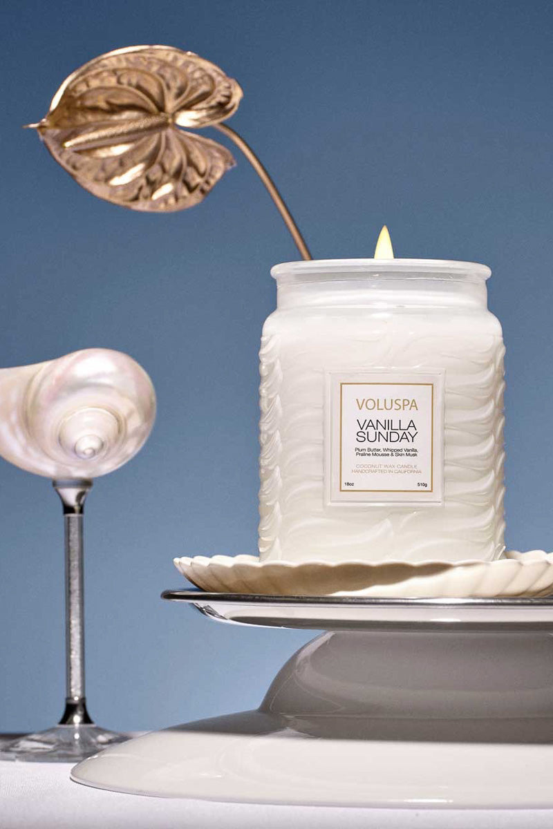 Voluspa Vanilla Sunday Large Jar Candle