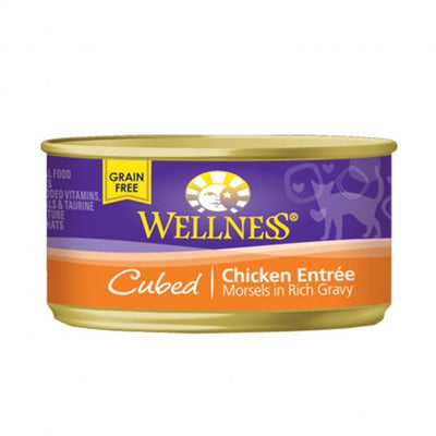 Wellness Cubed Canned Cat Food Chicken - 3 oz