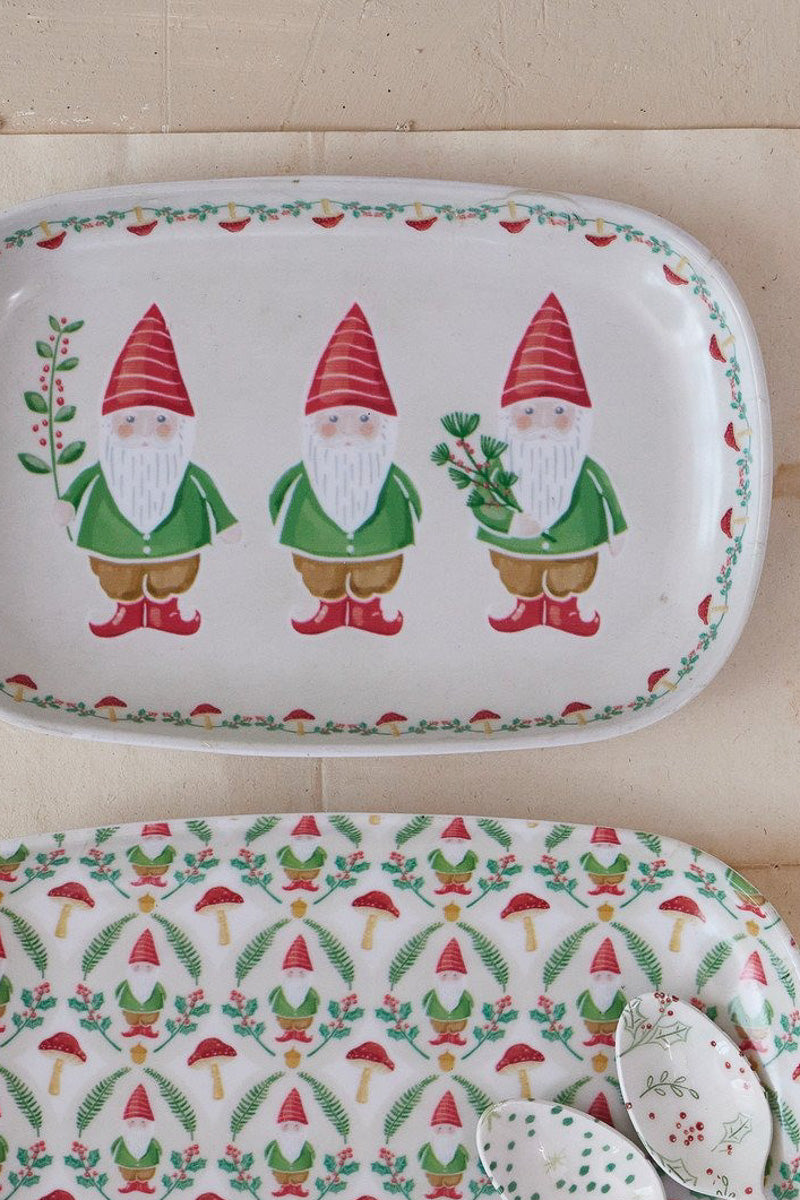 Tray with Woodland Holiday Image Small 8"x 5.25"