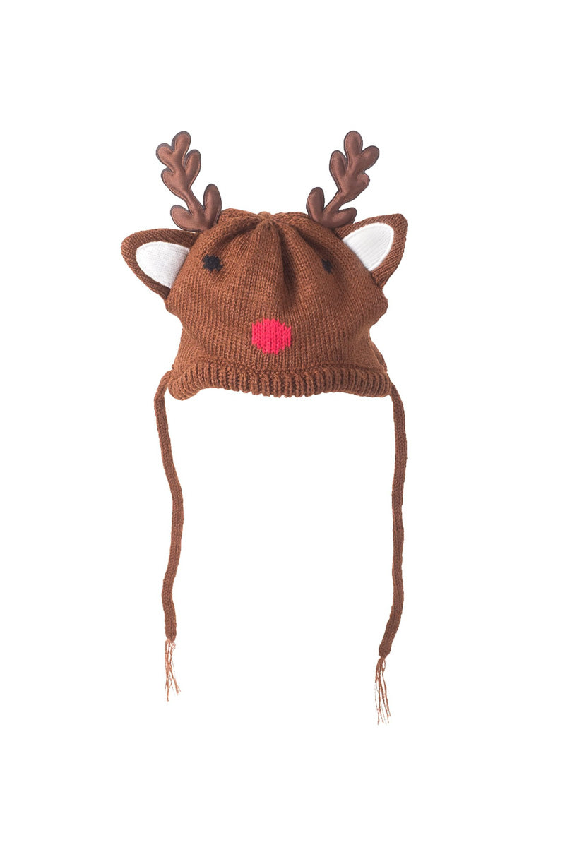 Worthy Dog Reindeer Hat Small