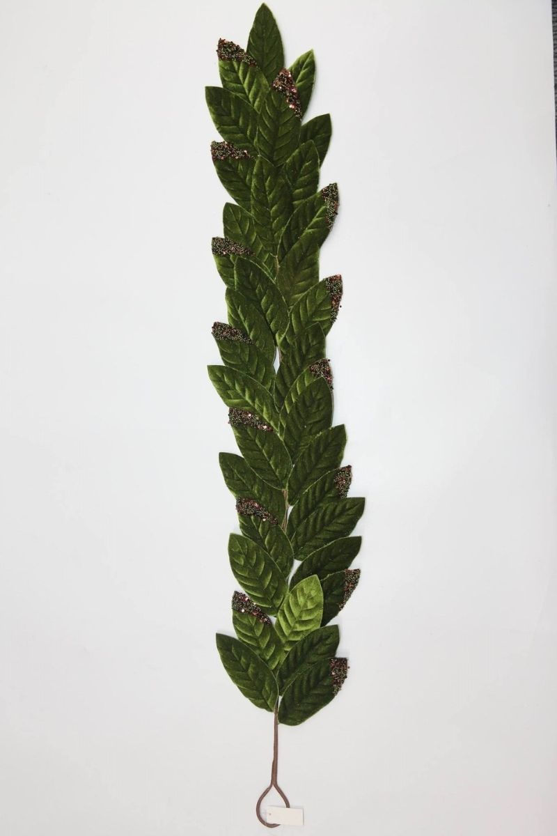 GARLAND LEAF WITH GLITTER 47"