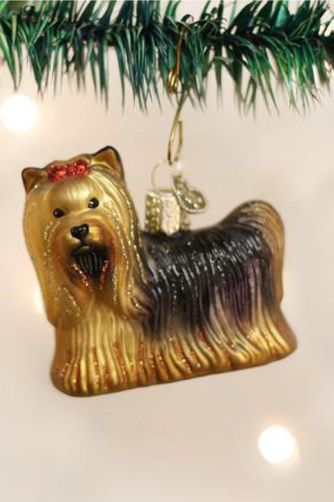 Yorkie Ornament