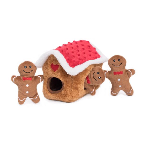 ZippyPaws Burrow Gingerbread House 3 Piece