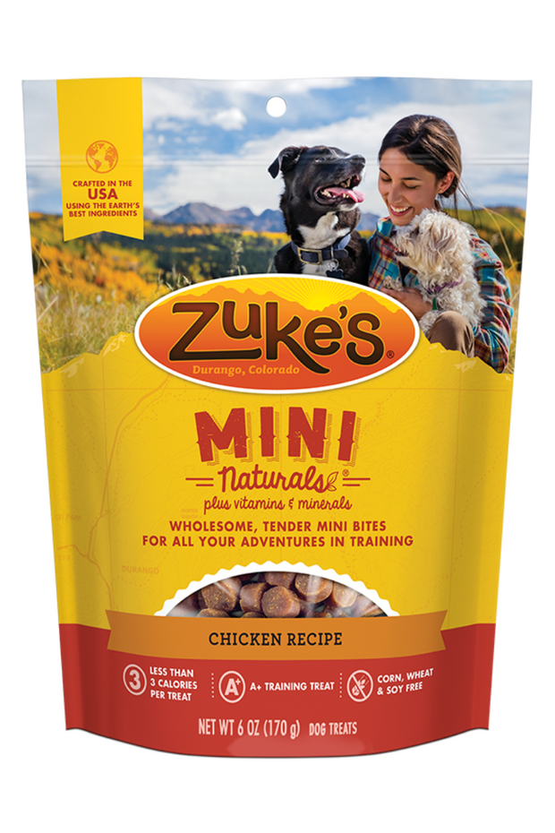 Zuke's Mini Naturals Treat Chicken Recipe 6 oz