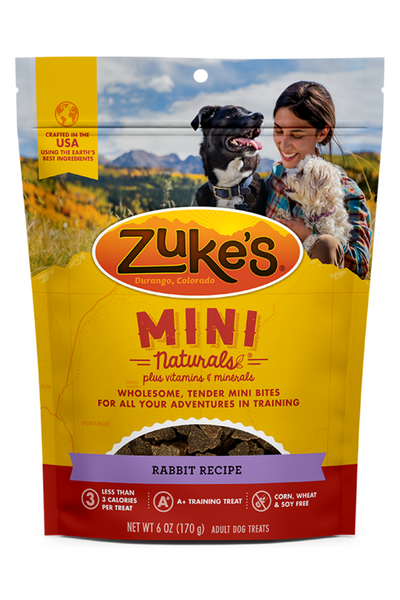 Zuke's Mini Naturals Treat Rabbit Recipe 6 oz